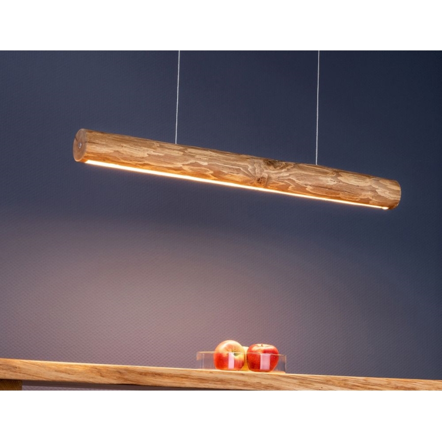 LED Aptumšojama lustra ar auklu LUCAS LED/25,5W/230V priede