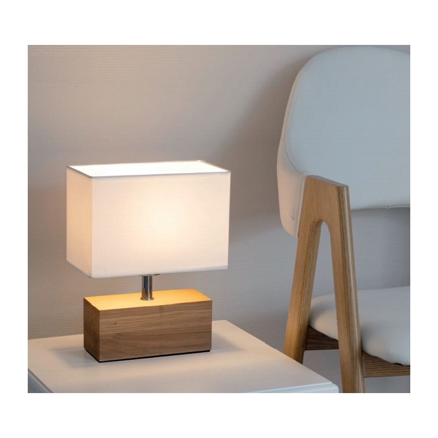Galda lampa THEO 1xE27/25W/230V ozols - FSC sertifikāts