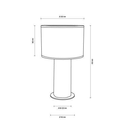 Galda lampa PINO MIX 1xE27/40W/230V priede - FSC sertifikāts