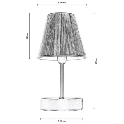 Galda lampa MILA 1xE14/25W/230V bērzs – FSC sertificēts