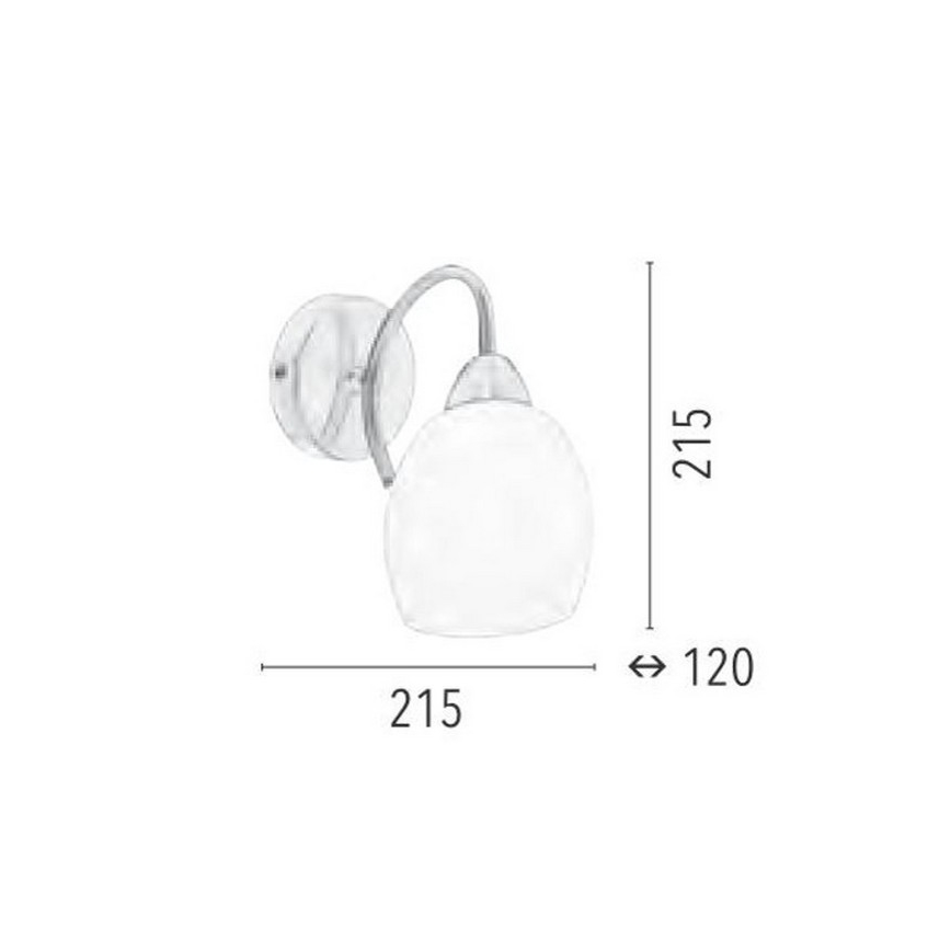 Sienas lampa PISA 1xE27/60W/230V