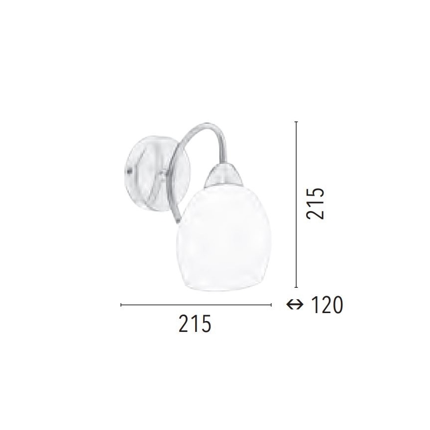 Sienas lampa PISA 1xE27/60W/230V