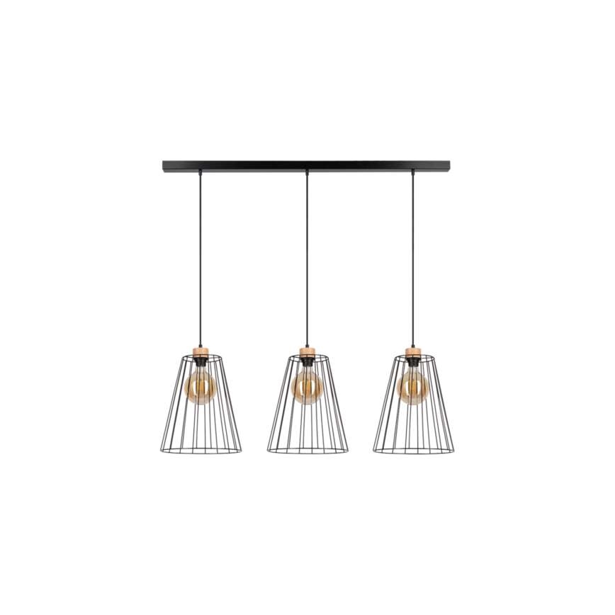 Lustra ar auklu ORAZIO 3xE27/60W/230V priede - FSC sertifikāts