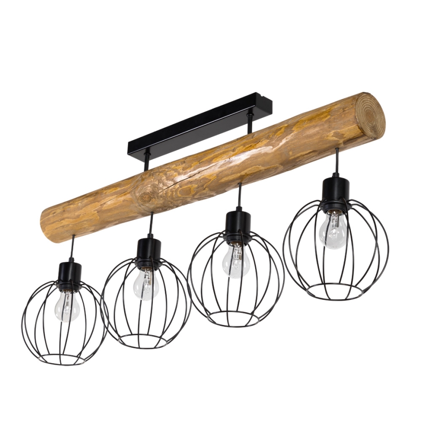 Virsapmetuma lustra BERIS 4xE27/25W/230V priede