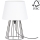 Spot-Light - Galda lampa MANGOO 1xE27/40W/230V balta/melna - FSC sertifikāts