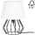 Spot-Light - Galda lampa MANGOO 1xE27/40W/230V balta/melna - FSC sertifikāts