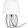 Spot-Light - Galda lampa MANGOO 1xE27/40W/230V balta/melna