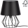Spot-Light - Galda lampa MANGOO 1xE27/40W/230V melna - FSC sertifikāts
