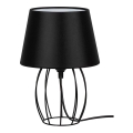 Spot-Light - Galda lampa MANGOO 1xE27/40W/230V melna