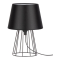 Spot-Light - Galda lampa MANGOO 1xE27/40W/230V melna