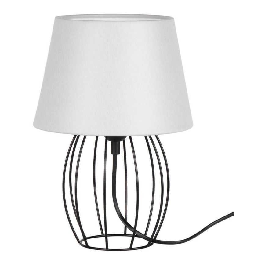 Spot-Light - Galda lampa MANGOO 1xE27/40W/230V pelēka/melna