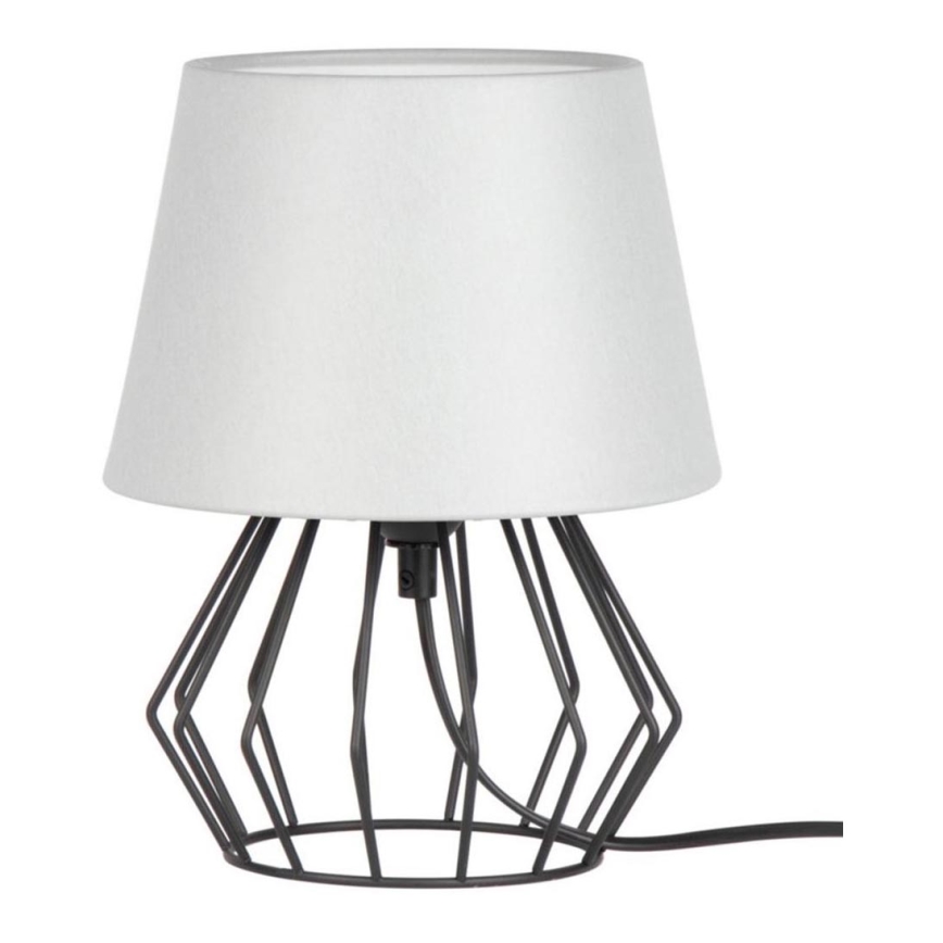 Spot-Light - Galda lampa MANGOO 1xE27/40W/230V pelēka/melna