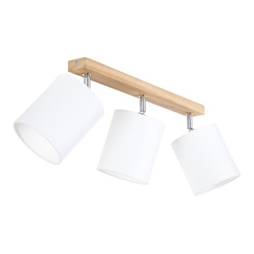 Spotgaismeklis APRILLIA 3xE27/25W/230V ozols/balts