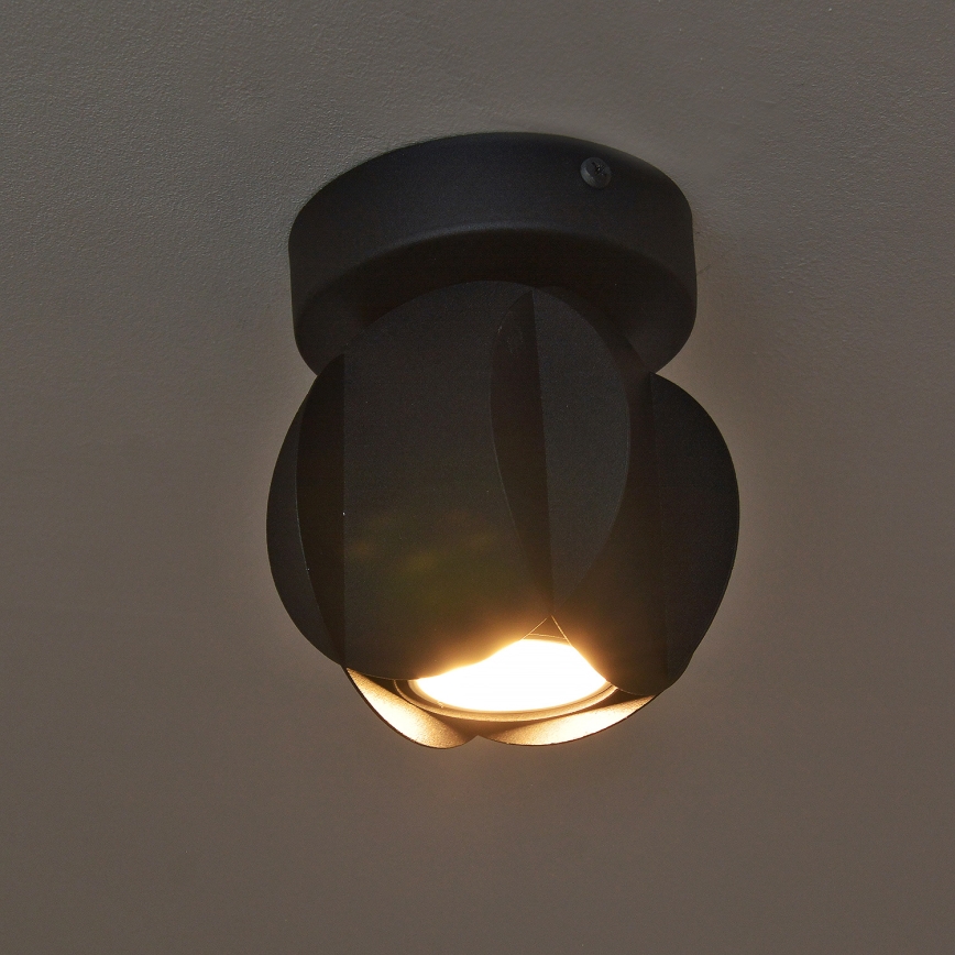 Spotgaismeklis GAMBIT 1xGU10/10W/230V melns