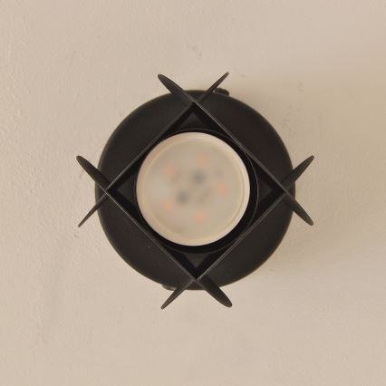 Spotgaismeklis GAMBIT 1xGU10/10W/230V melns