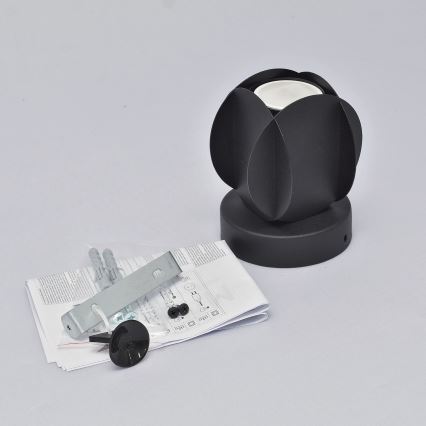 Spotgaismeklis GAMBIT 1xGU10/10W/230V melns