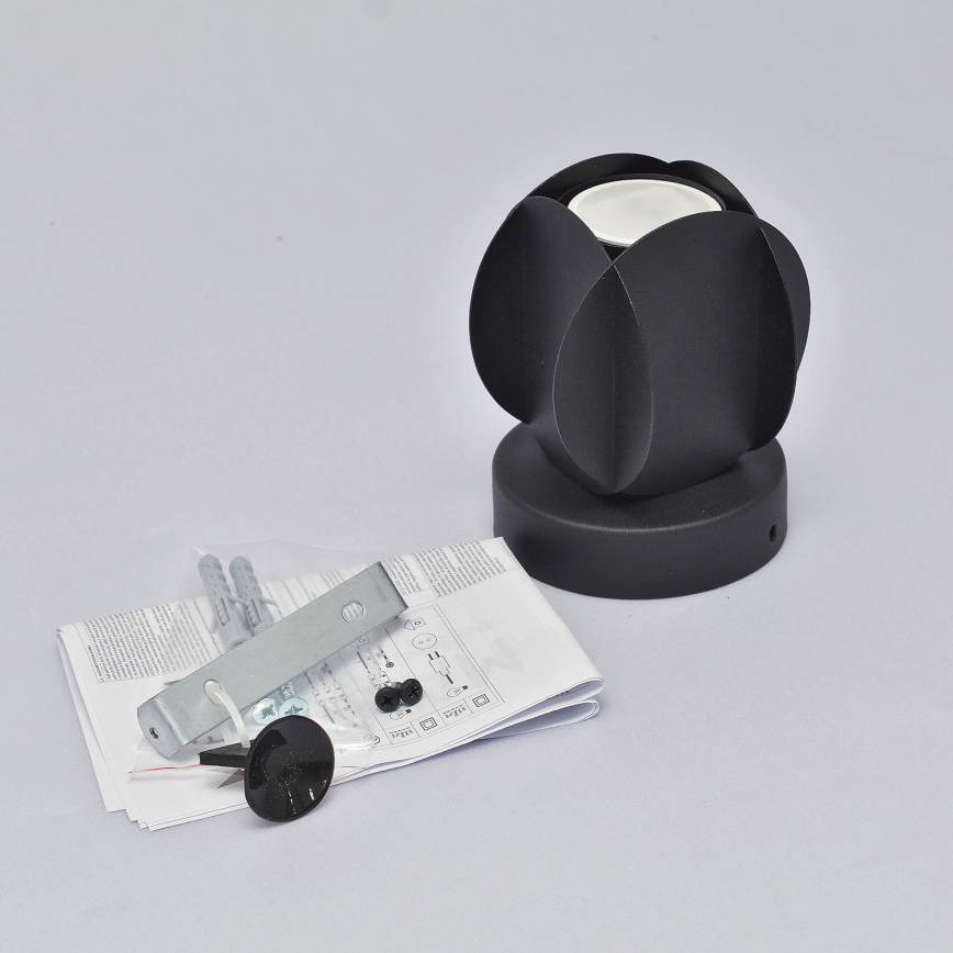 Spotgaismeklis GAMBIT 1xGU10/10W/230V melns