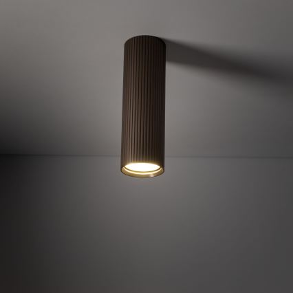 Spotlampa TUNE M 1xGU10/10W/230V 17 cm brūna