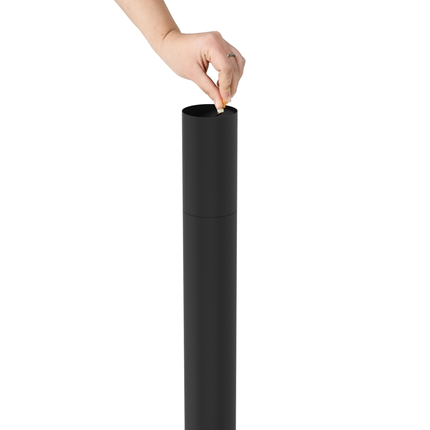 Stacionārs pelnu trauks SMOKERS ACCESSORIES d. 25 cm melna