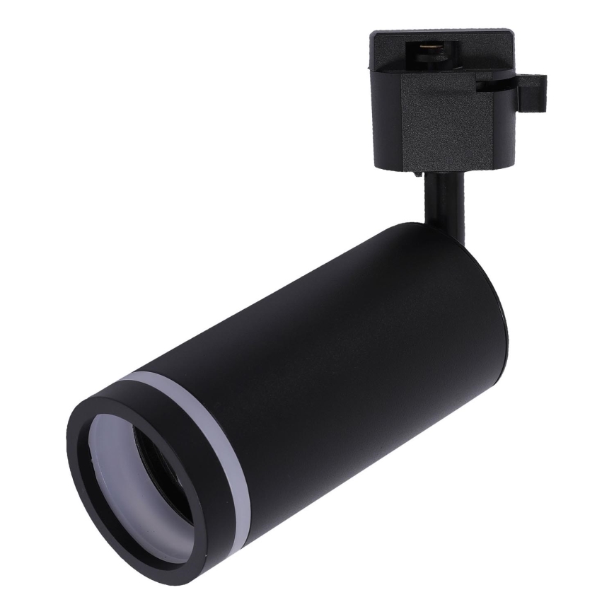 Starmetis 1 fāzes sliežu sistēmai JET RING 1xGU10/10W/230V melna
