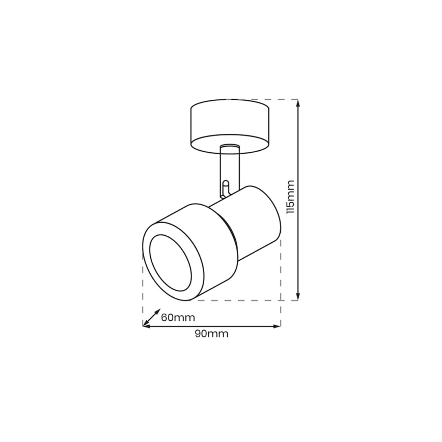 Starmetis CINO 1xGU10/8W/230V balta