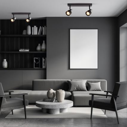 Starmetis CINO 2xGU10/8W/230V melna