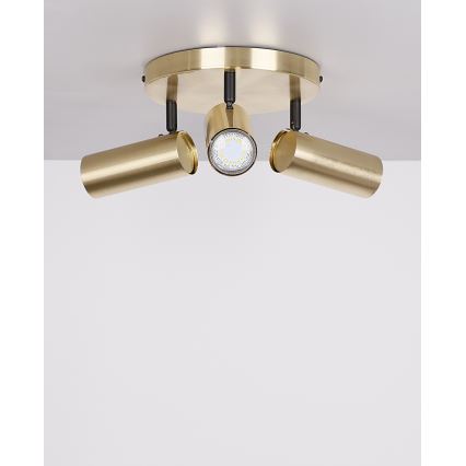 Starmetis COLLY 3xGU10/15W/230V zelta