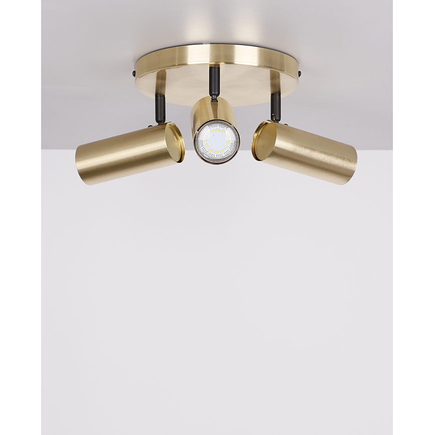 Starmetis COLLY 3xGU10/15W/230V zelta