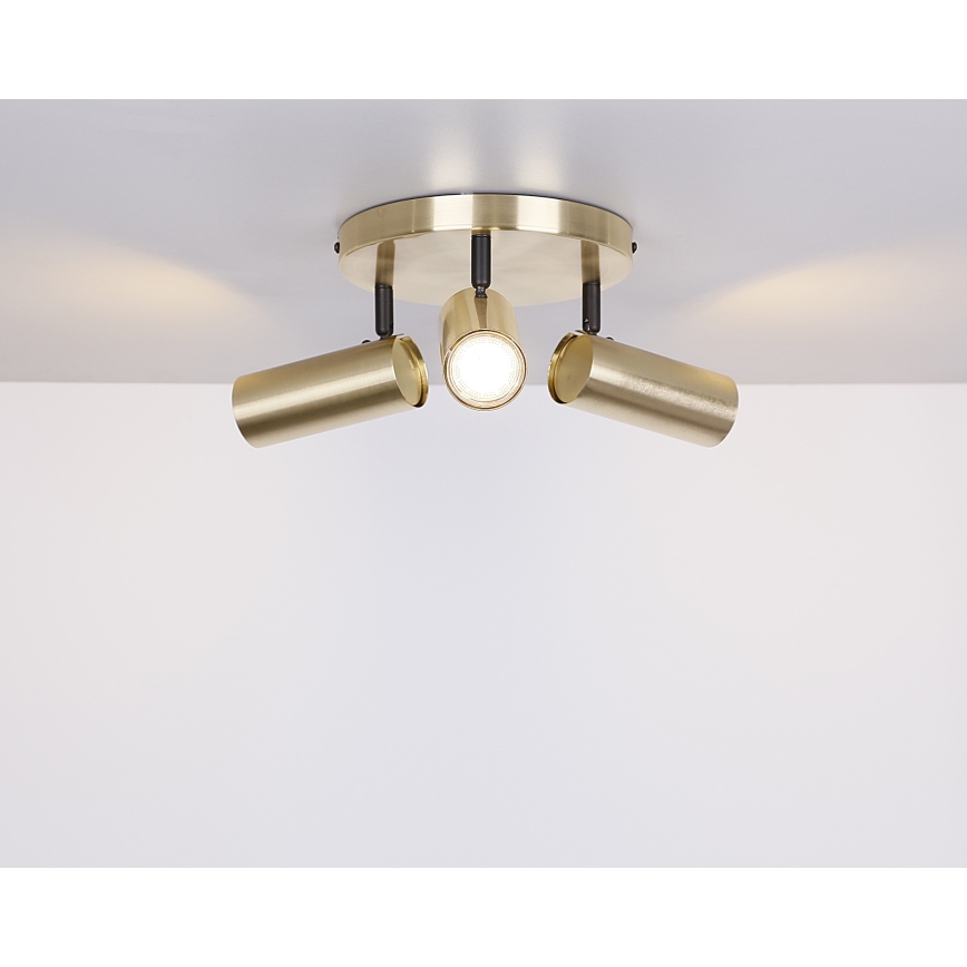 Starmetis COLLY 3xGU10/15W/230V zelta