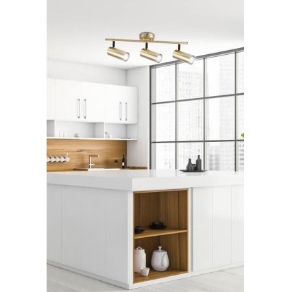 Starmetis COLLY 3xGU10/15W/230V zelta