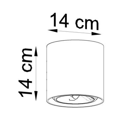 Starmetis CULLO 1xGU10/ES111/40W/230V