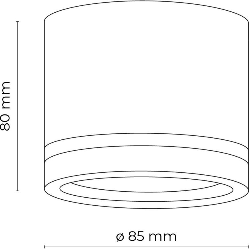 Starmetis JET 1xGX53/11W/230V melna