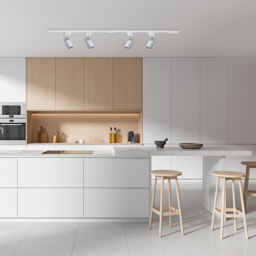 Starmetis NEO sliežu sistēmai 1xGU10/8W/230V balta