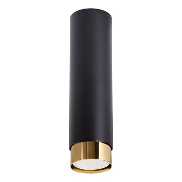 Starmetis NERO 1xGU10/10W/230V 22,5 cm melna/zelta