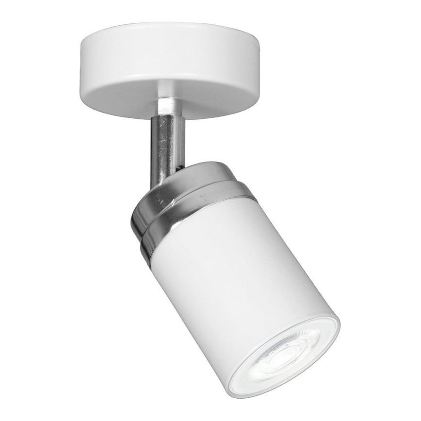 Starmetis RENO 1xGU10/8W/230V balta/spīdīgi hromēts