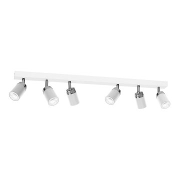 Starmetis RENO 6xGU10/8W/230V balta/spīdīgi hromēts