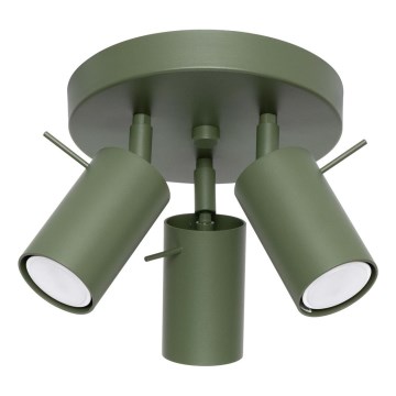 Starmetis RING 3xGU10/10W/230V zaļa