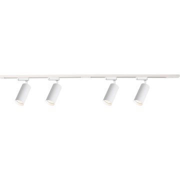 Starmetis sliežu sistēmā MICA 4xGU10/10W/230V balta