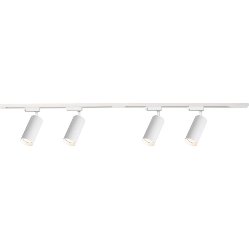 Starmetis sliežu sistēmā MICA 4xGU10/10W/230V balta