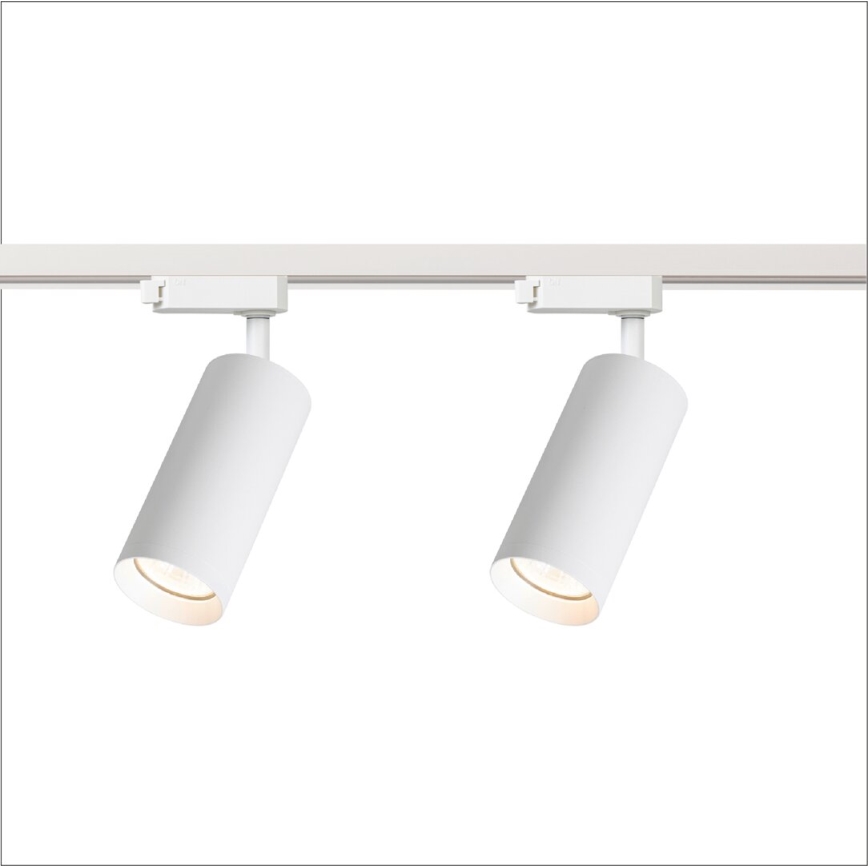 Starmetis sliežu sistēmā MICA 4xGU10/10W/230V balta