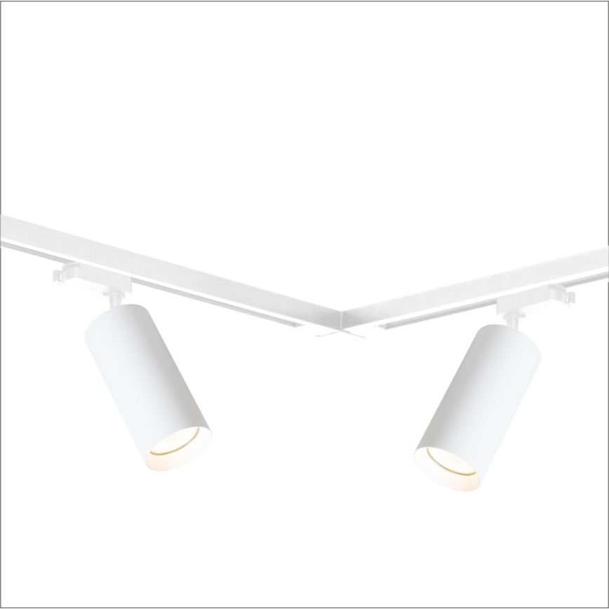 Starmetis sliežu sistēmā MICA 4xGU10/10W/230V balta