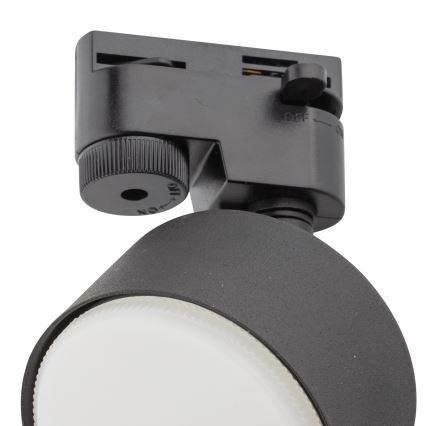 Starmetis 1 fāzes sliežu sistēmai AVIA 1xGX53/15W/230V melna