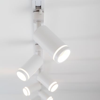 Starmetis 1 fāzes sliežu sistēmai JET RING 1xGU10/10W/230V balta