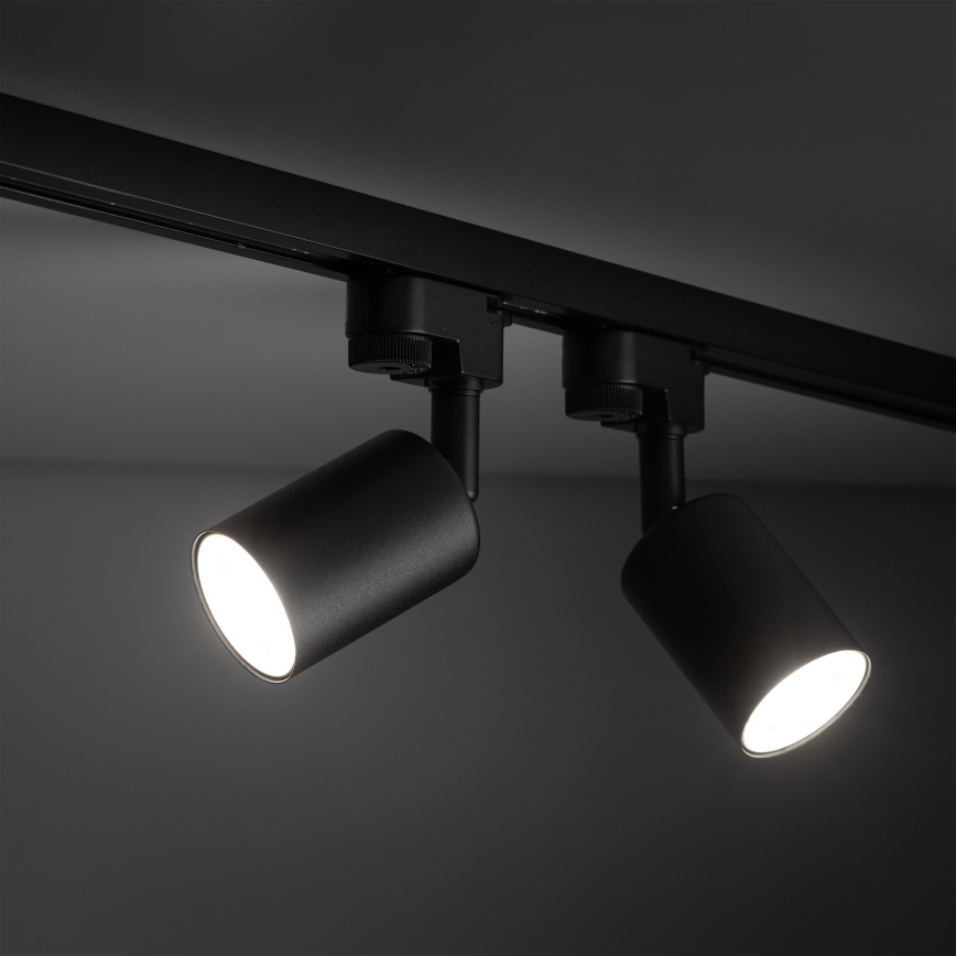 Starmetis 1 fāzes sliežu sistēmai TOP 1xGU10/10W/230V melna