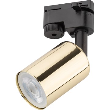 Starmetis sliežu sistēmai TOP 1xGU10/10W/230V zelta/melna