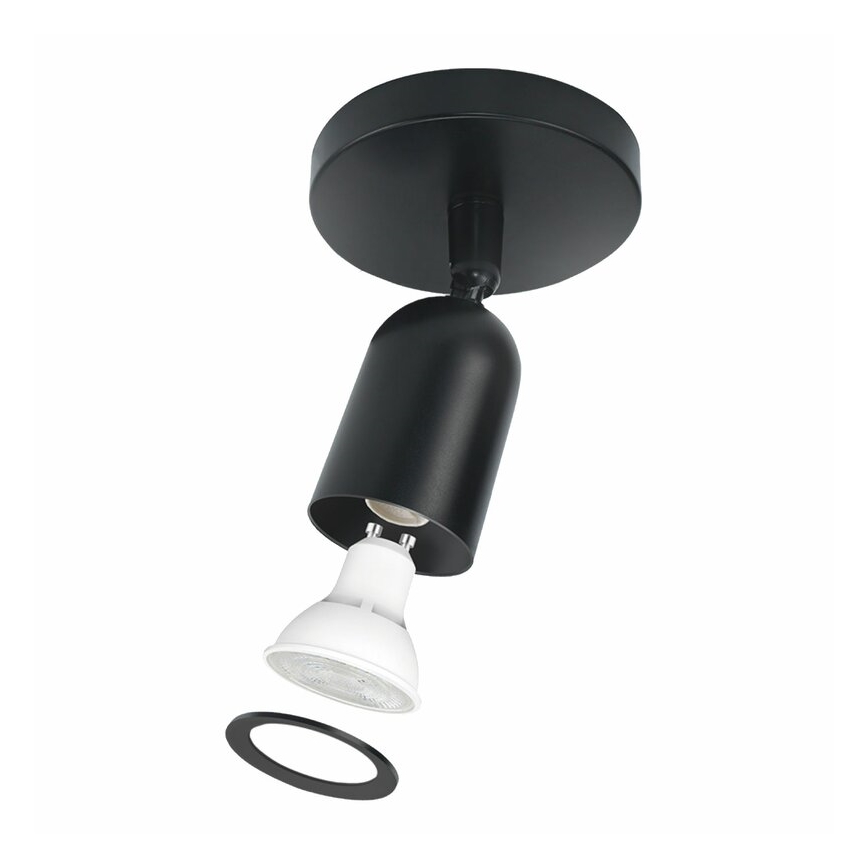 Starmetis SOLIS 1xGU10/6W/230V melna