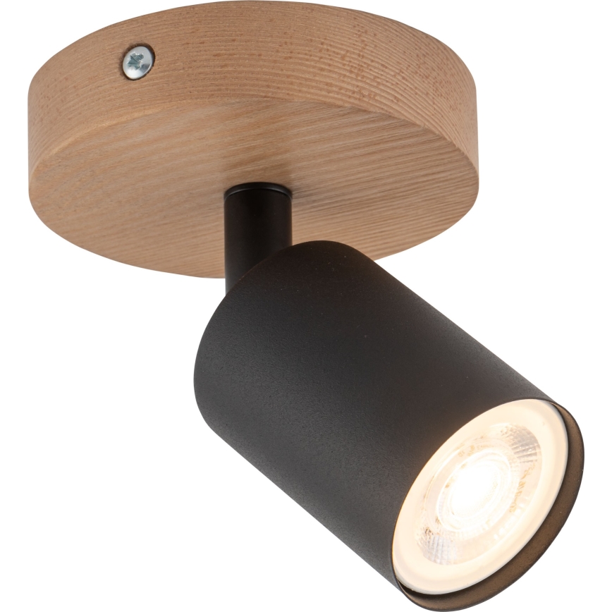 Starmetis TOP WOOD 1xGU10/10W/230V melns/koka