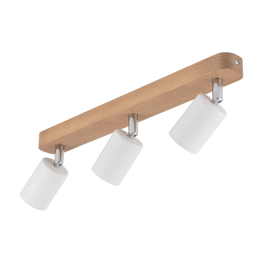 Starmetis TOP WOOD 3xGU10/10W/230V balts/koka