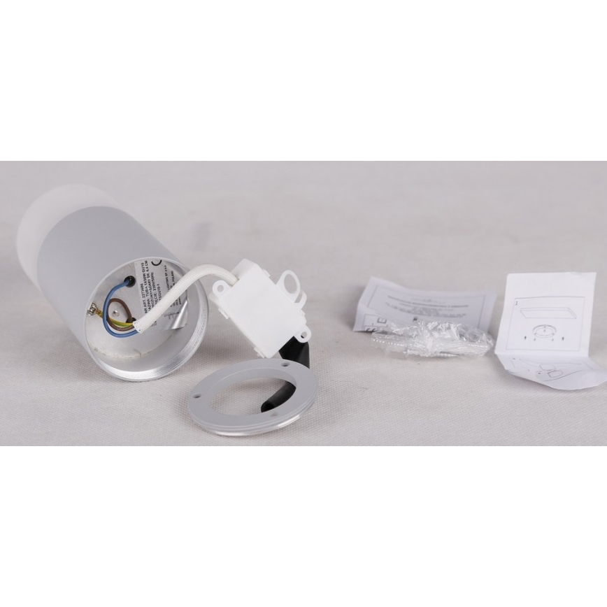 Starmetis TUBA 1xGU10/15W/230V pelēks/balts