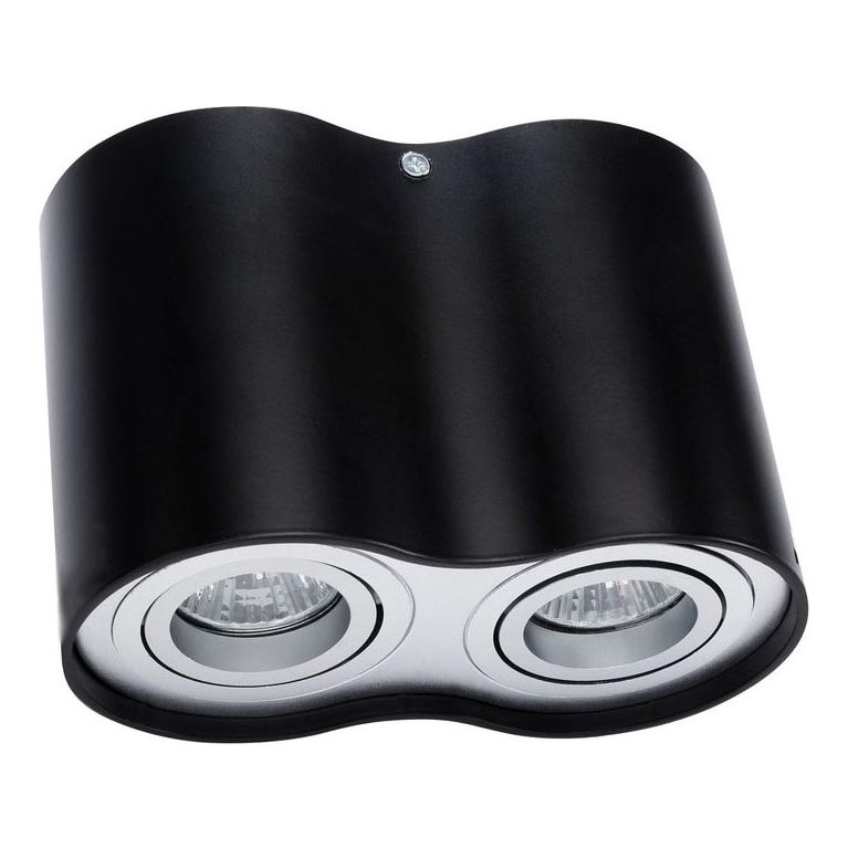 Starmetis TUBA 2xGU10/50W/230V melna
